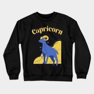 Capricorn Zodiac Sign Horoscope Astrology Crewneck Sweatshirt